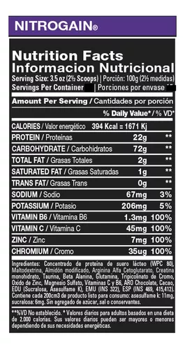 Nitrogain 5 kg Xtrenght (Ganador de peso)