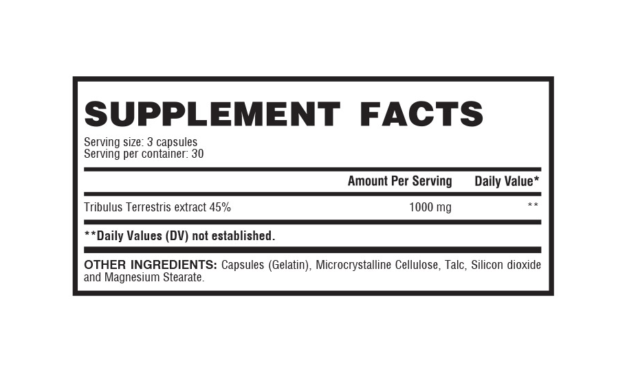 Tribulus terrestris 90 caps LANDERFIT (Importado)