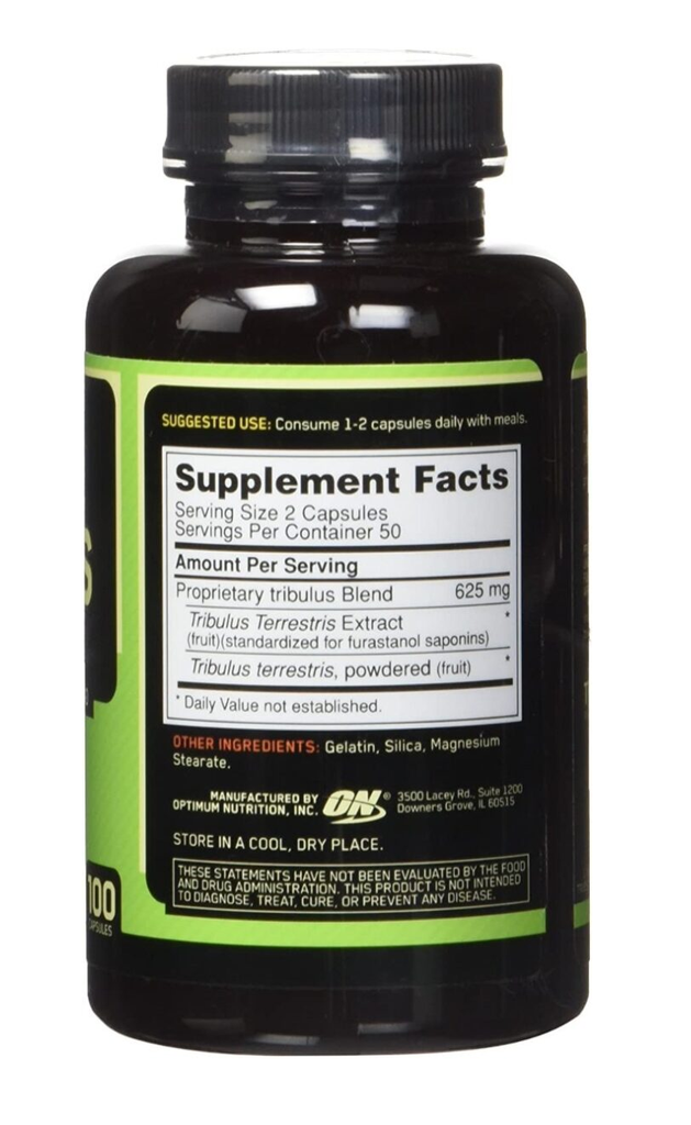 Tribulus 625 gr 100 caps ON (Importado USA)